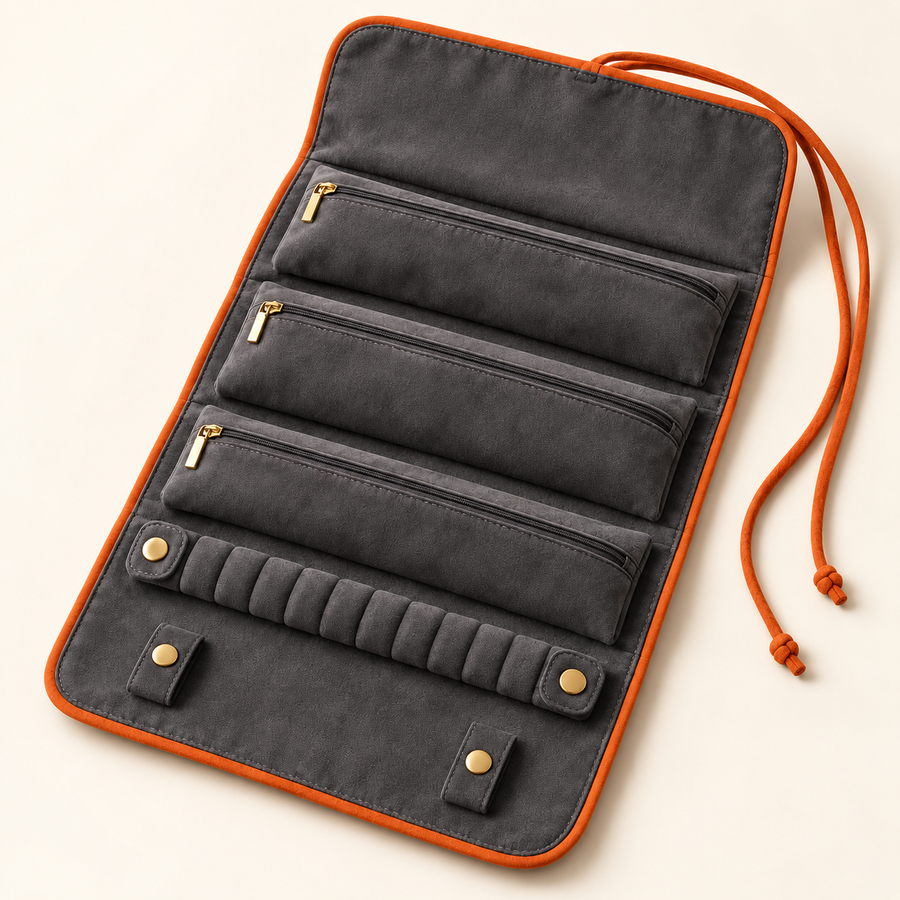 Soft Travel Jewelry Roll — feature