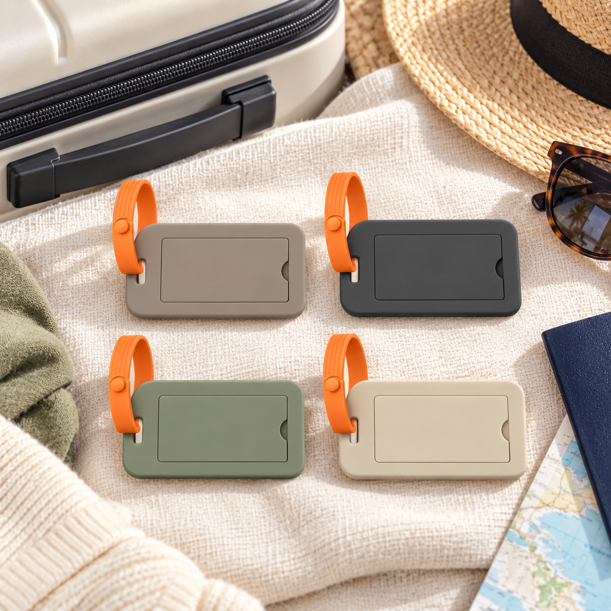 Secure Luggage Tag Set — lifestyle