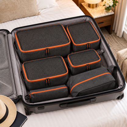 Packing Cube Set — 6 Piece — lifestyle