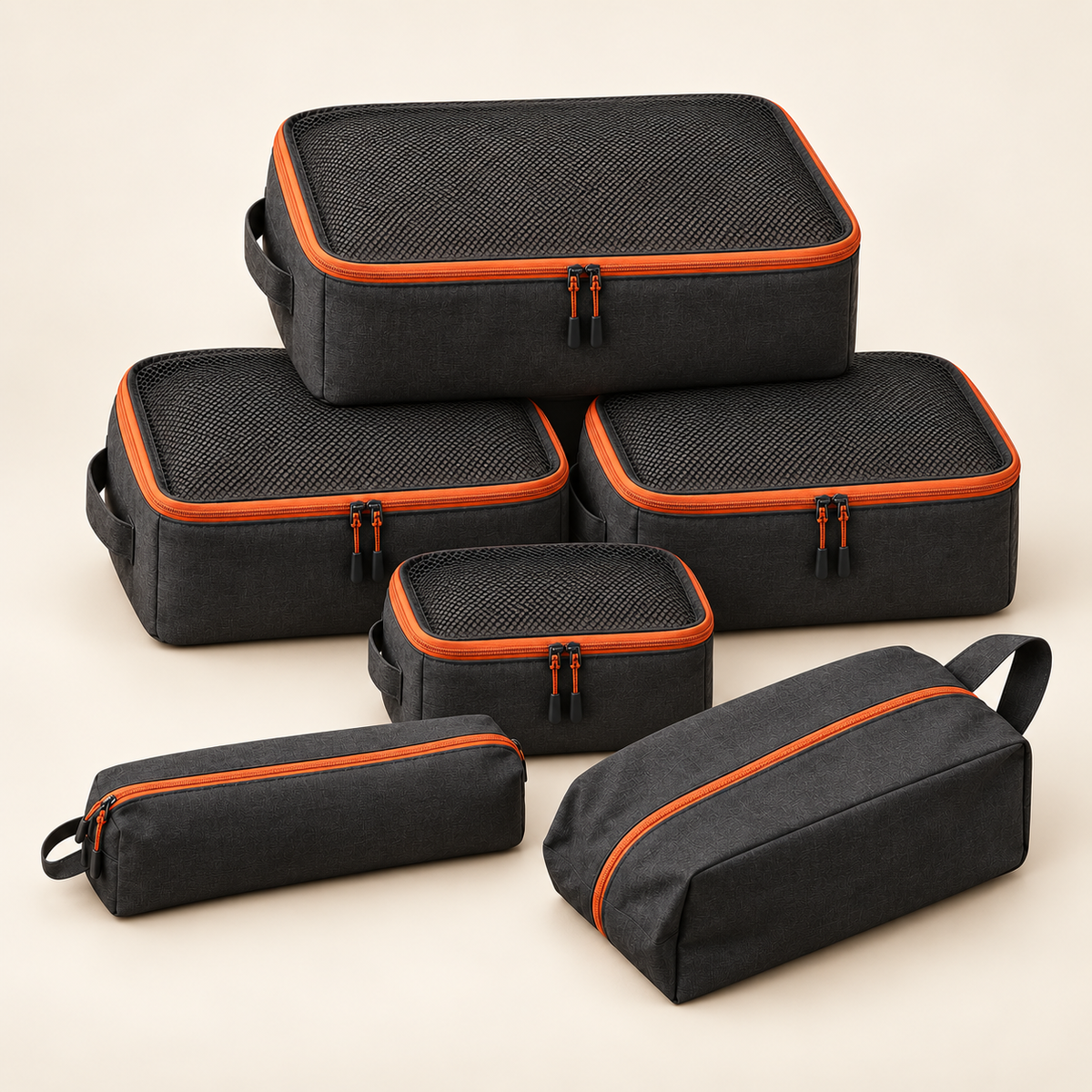Packing Cube Set — 6 Piece — overview